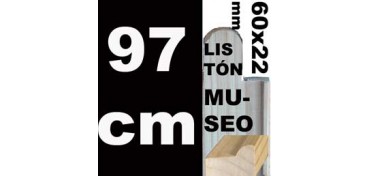 LISTÓN MUSEO (60 X 22) - 97 CM