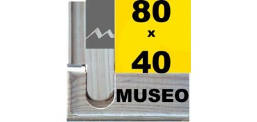 BASTIDOR MUSEO (ANCHO DE LISTÓN 60 X 22) 80 X 40