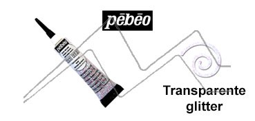 PEBEO CERNE RELIEF PASTA DE RELIEVE EN TUBO TRANSPARENTE GLITTER