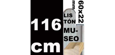 LISTÓN MUSEO (60 X 22) - 116 CM