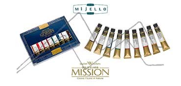 MIJELLO ACUARELA ARTIST MISSION GOLD CLASS SET 9 TUBOS DE 7 ML. INTRODUCCIÓN