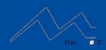 VALLEJO ACRYLIC ARTIST FLUID COLORS AZUL FLUORESCENTE - FLUORESCENT BLUE SERIE 600 Nº 622