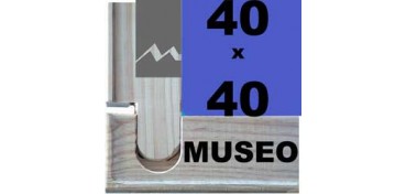 BASTIDOR MUSEO (ANCHO DE LISTÓN 60 X 22) 40 X 40