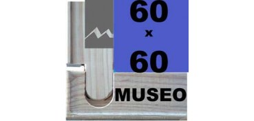 BASTIDOR MUSEO (ANCHO DE LISTÓN 60 X 22) 60 X 60