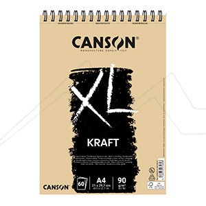 CANSON BLOC XL KRAFT 90 G MICROPERFORADO