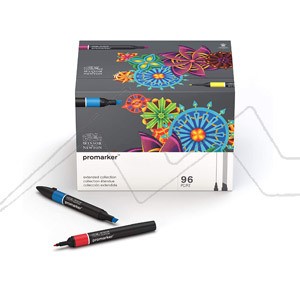 WINSOR & NEWTON PROMARKER EXTENDED COLLECTION - SET 96 COLORES