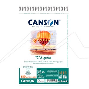 CANSON C À GRAIN BLOC EN ESPIRAL