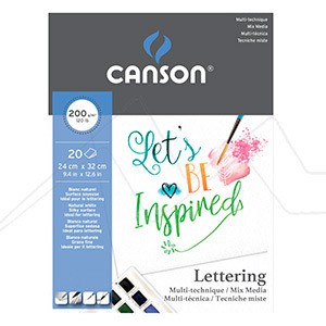 CANSON LETTERING MIX MEDIA BLOC