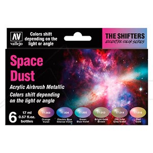VALLEJO SET THE SHIFTERS SPACE DUST 6 COLORES PARA MODELISMO 77091