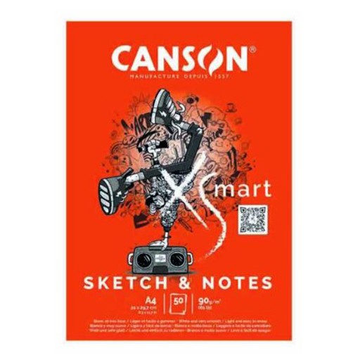 CANSON XSMART BLOC SKETCH & NOTES 90 G