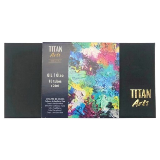 TITAN ARTS SET ÓLEO EXTRA FINE BASIC 10 X 20 ML