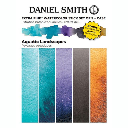 DANIEL SMITH SET WATERCOLOUR STICK AQUATIC LANDSCAPE 5 STICKS