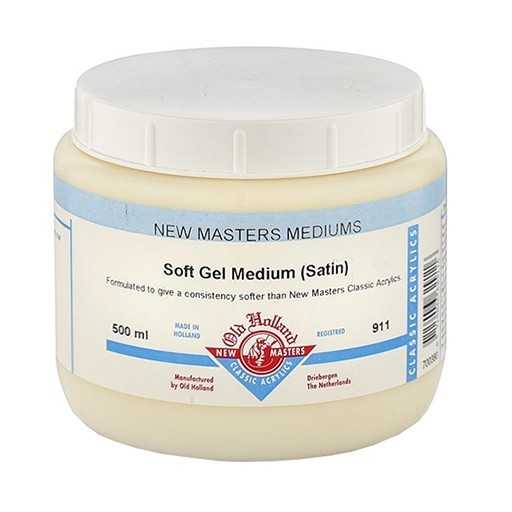 OLD HOLLAND NEW MASTERS GEL MÉDIUM EXTRA-ESPESO SATINADO - EXTRA HEAVY GEL MEDIUM SATIN