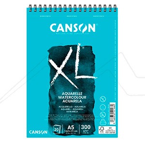 CANSON BLOC XL AQUARELLE 300 G MICROPERFORADO ESPIRAL