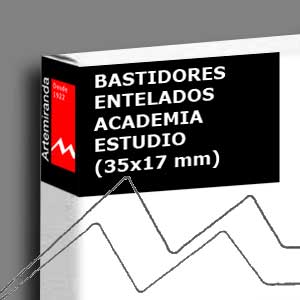 ARTEMIRANDA BASTIDOR ACADEMIA ESTUDIO (35X17 MM) ALGODÓN - IMPRIMACIÓN ÓLEO/ACRÍLICO