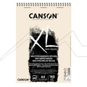 CANSON XL BLOC SAND GRAIN MULTITÉCNICAS SECAS 160G